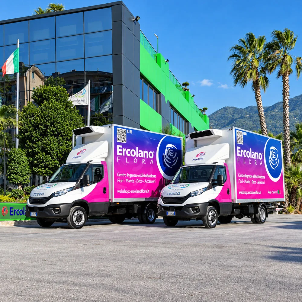 Loginet Iveco Daily van, front view